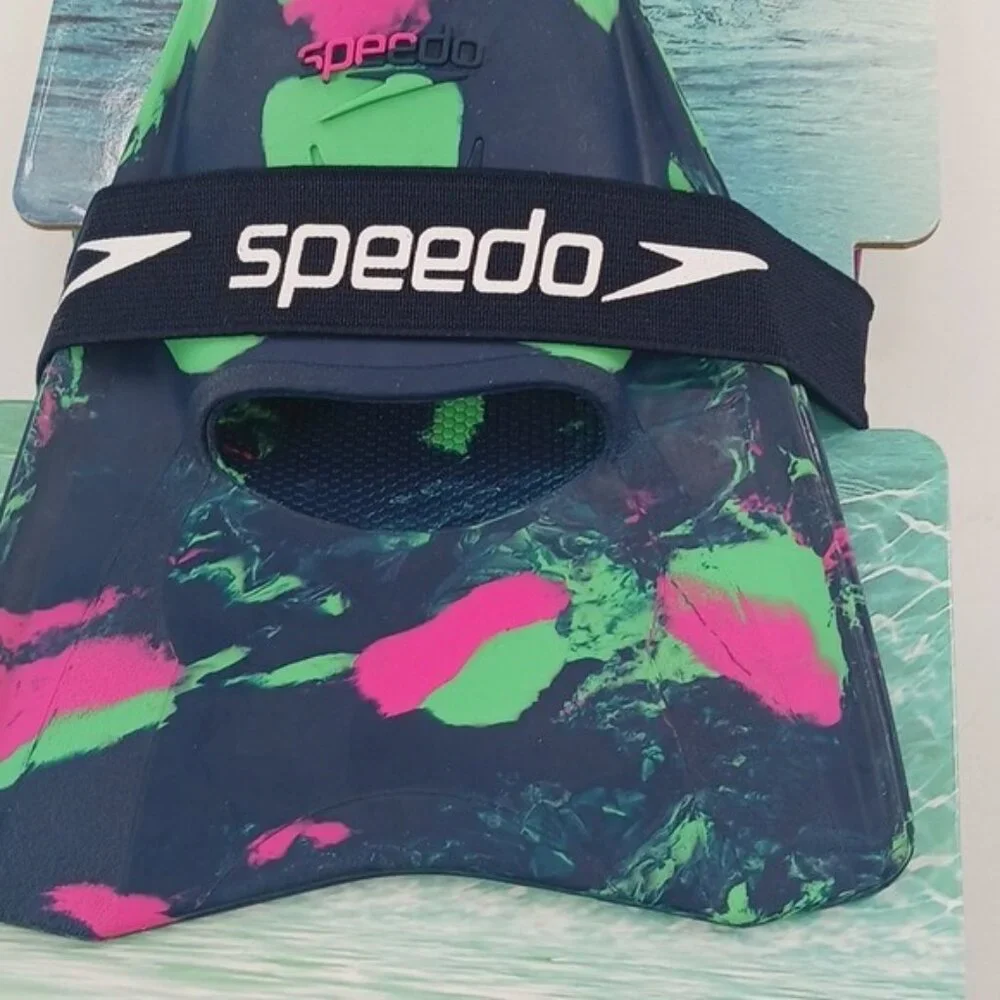 Speedo Swim Fin Shoes Comfy Vacation Pool Summer Kids Size S 9-10